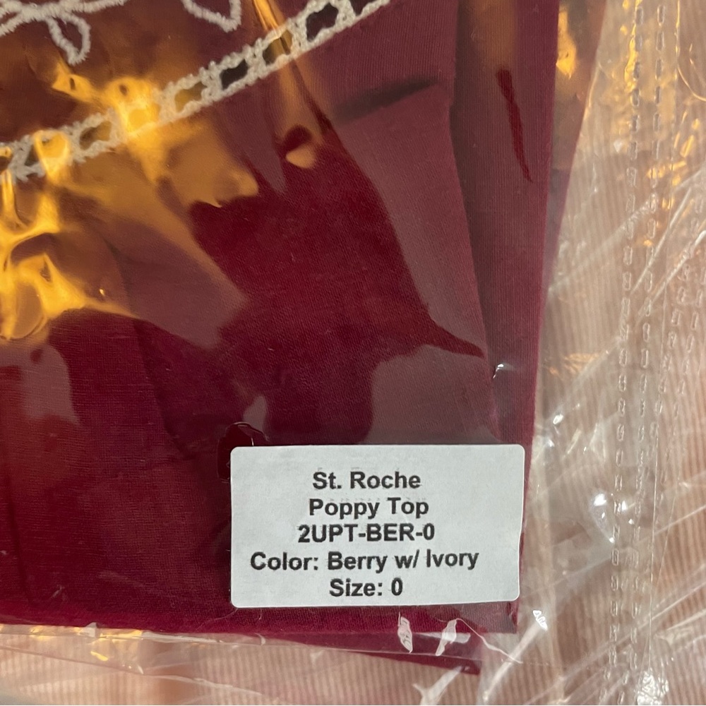 St Roche Poppy Top - NWT - Picture 9 of 9